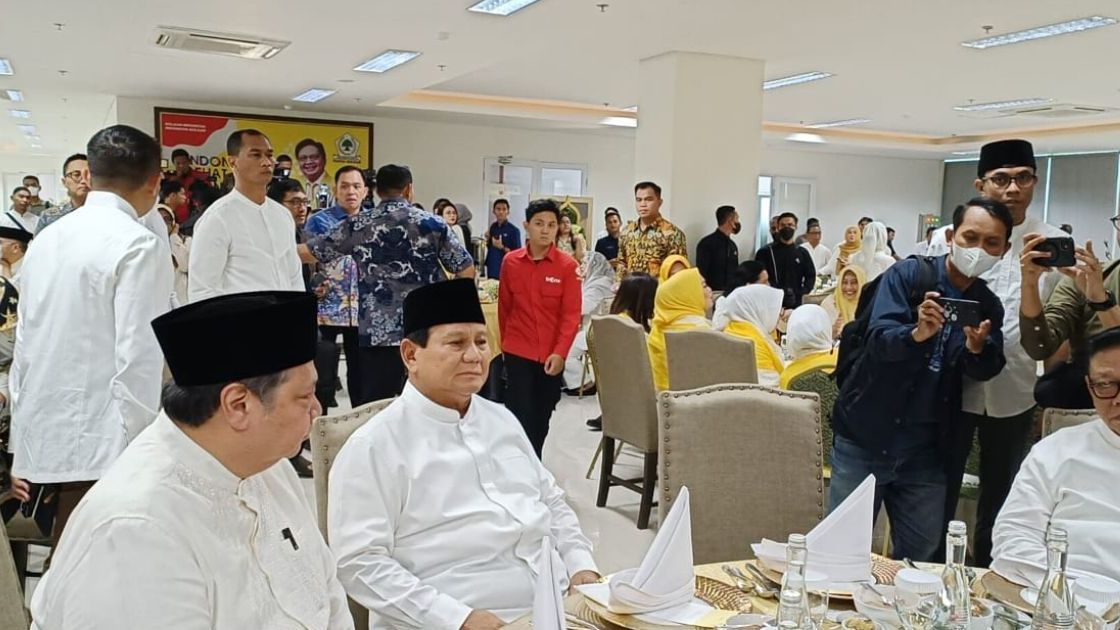 Prabowo dan Gibran Hadiri Buka Puasa Bersama Partai Golkar