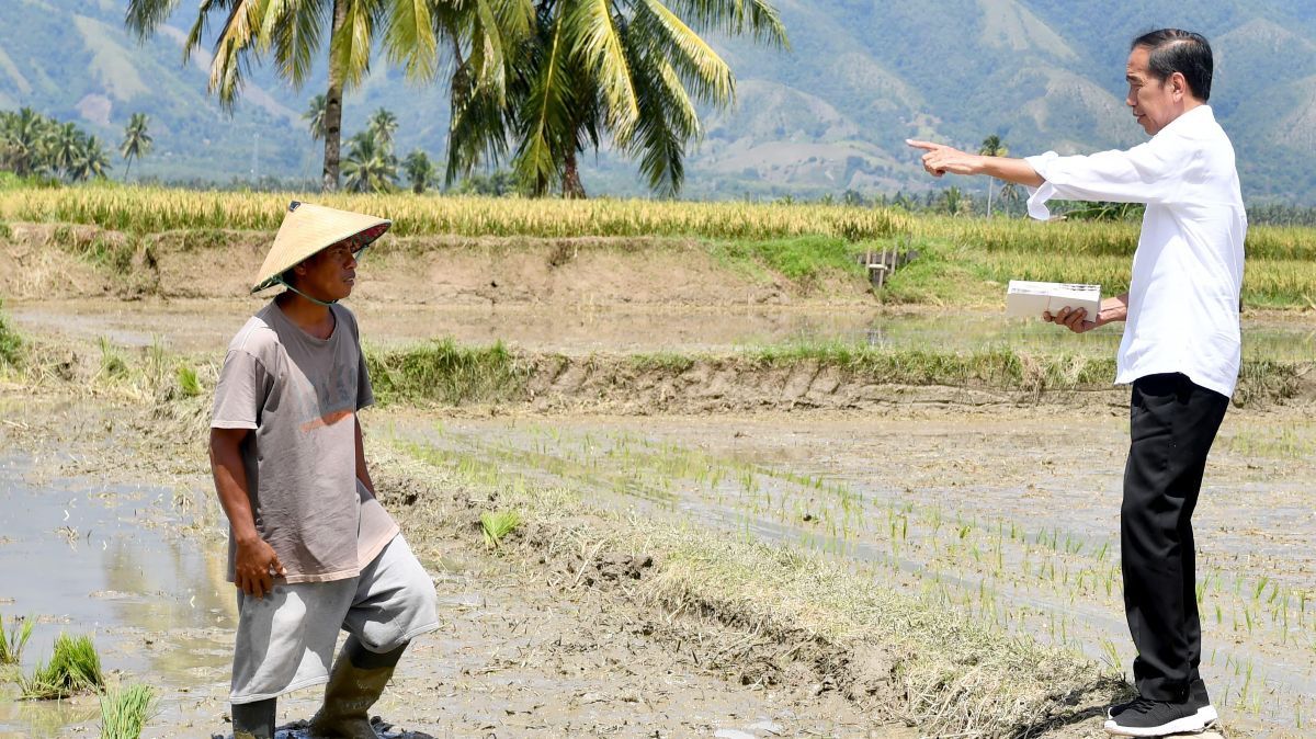 Diresmikan Jokowi, Proyek Sistem Irigasi Gumbasa Telan Dana Rp256 Miliar Bisa Mengairi Sawah 12 Desa