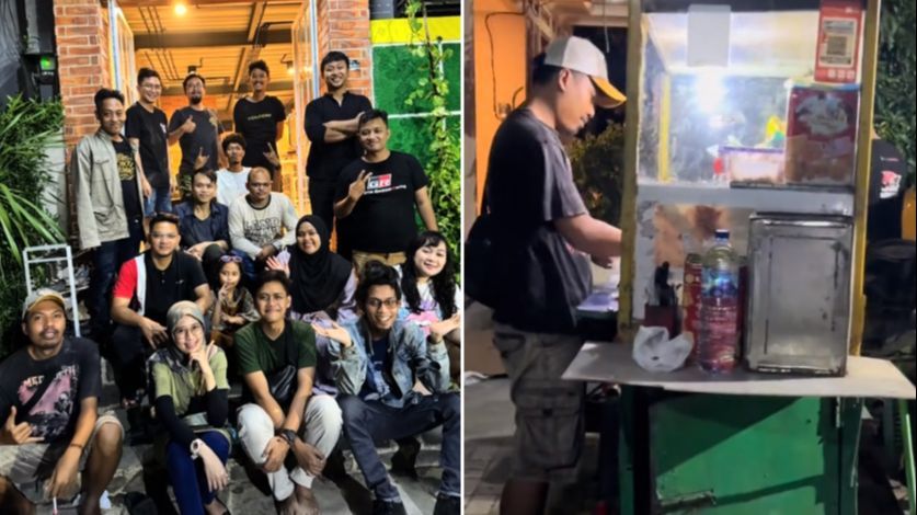 Tak Bisa Ikut Bukber karena Masih Jualan, Aksi Teman-Teman Lakukan Hal Tak Terduga Ini Tuai Pujian