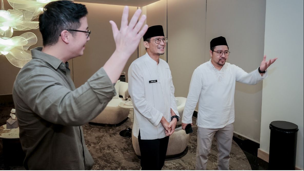 Sandiaga Hadiri Peresmian Kantor Baru Perusahaan Energi yang Diisi Milenial dan Gen Z