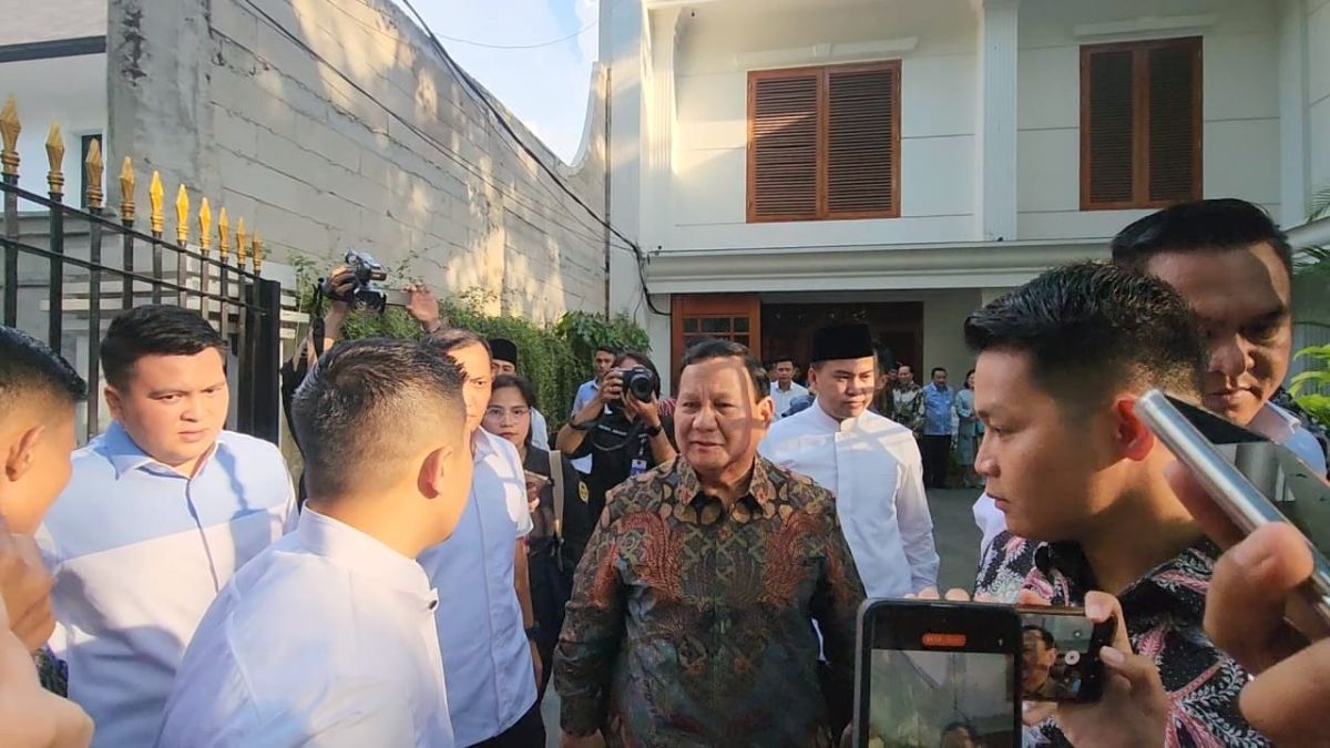 Prabowo Gelar Open House di Kertanegara, Agus Gumiwang hingga Aburizal Bakrie Hadir