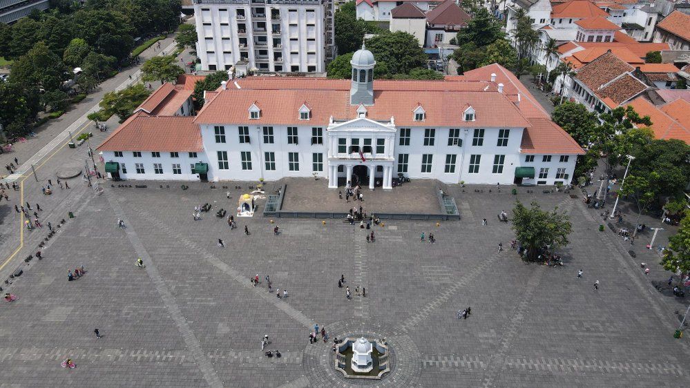 FOTO: H+2 Idulfitri, Kawasan Kota Tua Tetap Menjadi Lokasi Primadona Liburan Keluarga