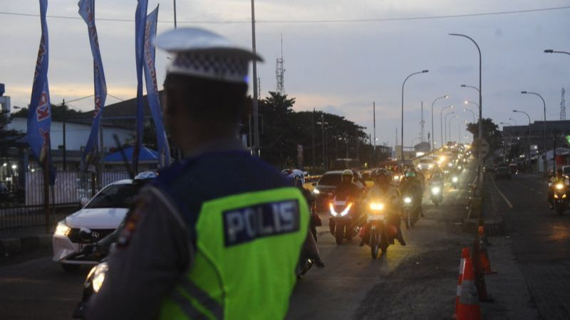 Pemudik Bermotor dapat Pengawalan Polisi dari Pelabuhan Merak hingga ke Tangerang