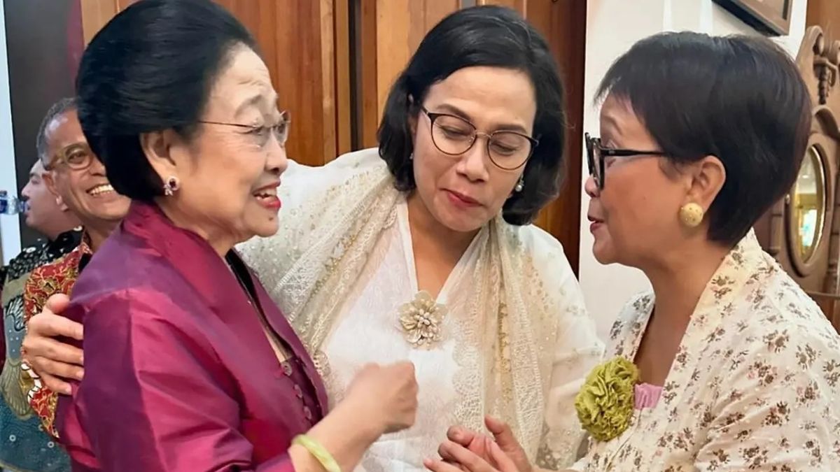 Bikin Tertawa Lepas, Ternyata Ini Obrolan Lucu 'Tiga Eyang Putri' Megawati, Sri Mulyani & Retno Marsudi