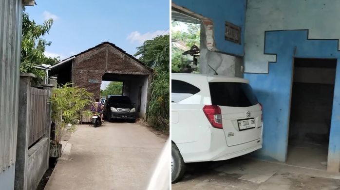 Viral Rumah Unik yang Terbelah oleh Jalanan di Demak, Begini Penampakannya