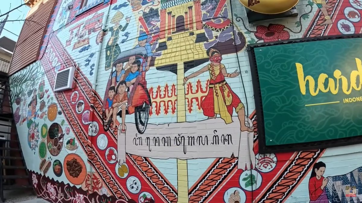 Melihat Kampung Indonesia di Amerika Serikat, Ada Mural Aksara Jawa sampai Warteg yang Diresmikan Wali Kota Philadelphia