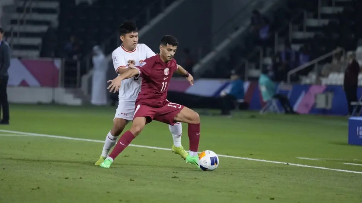 FOTO: Tumbang 2-0 dari Qatar U-23, Ini Sederet Keputusan Wasit yang Rugikan Timnas Indonesia U-23