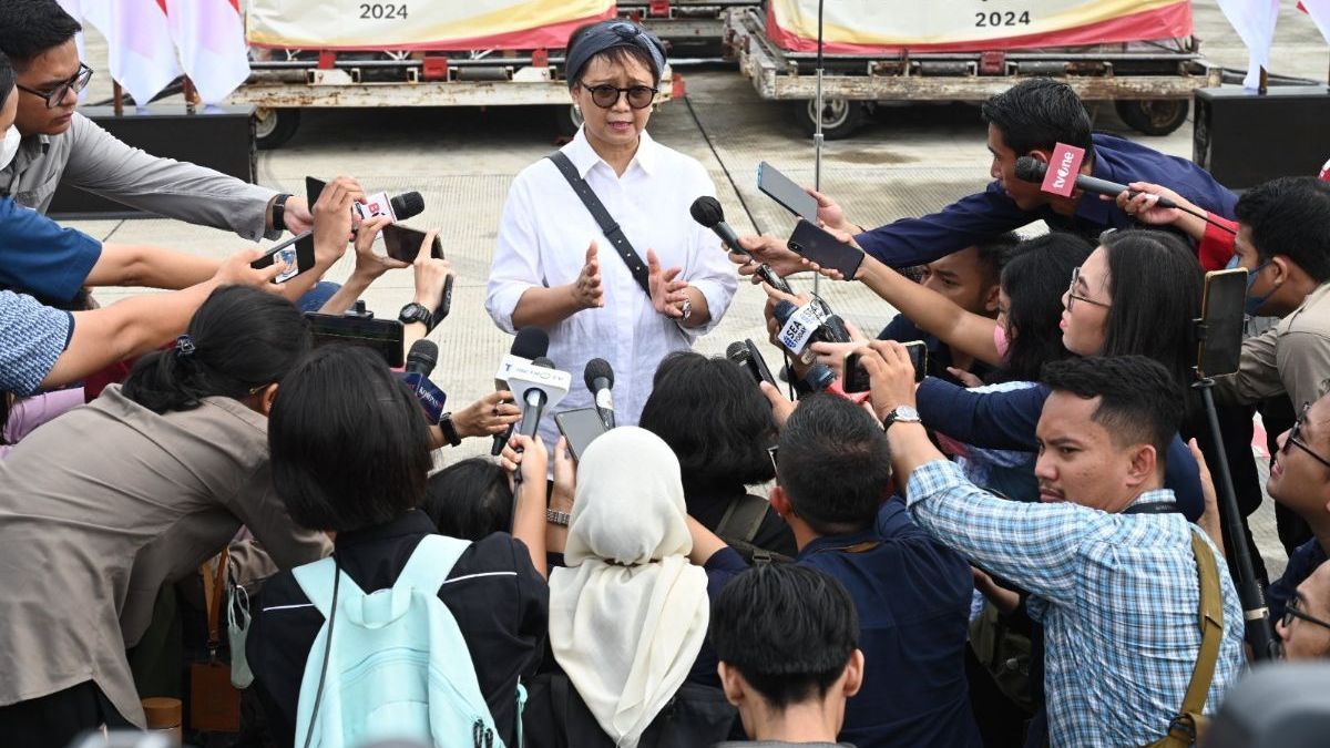 VIDEO: Tegas! Menlu Retno Respons Serangan Iran Ke Israel 