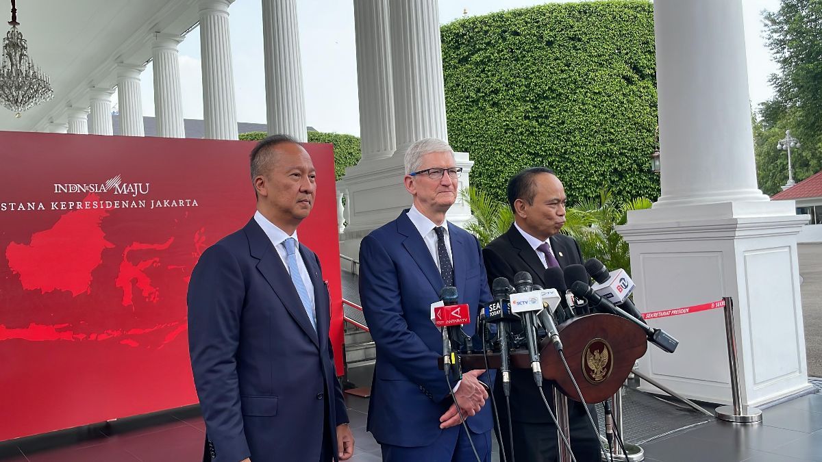 CEO Apple Tim Cook Temui Jokowi di Istana, Ini Isi Pembahasannya