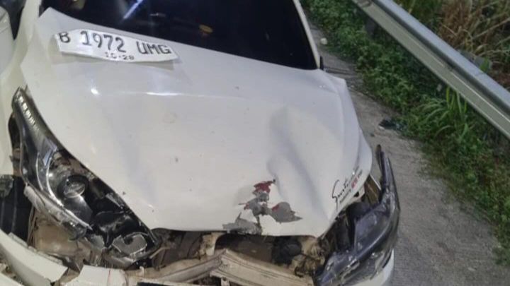 Yaris Tabrak 11 Kendaraan di Bekasi saat Kabur Setelah Menyerempet