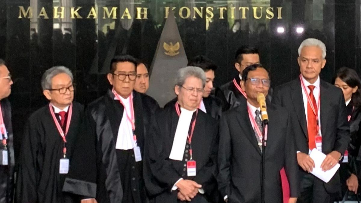 Sidang Lanjutan Sengketa Pilpres, MK Periksa Saksi dan Ahli Kubu Ganjar-Mahfud Hari Ini