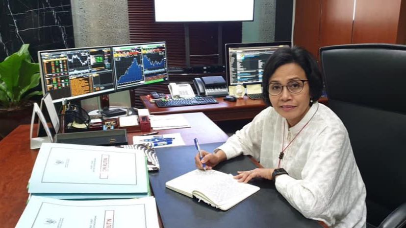 Senyum Sri Mulyani saat Jumlah Pelapor SPT 2023 Naik 7,32 Persen