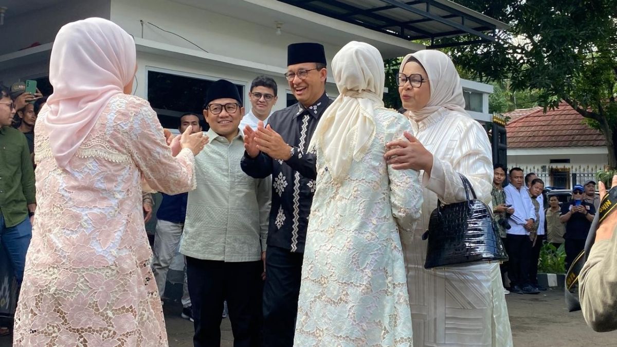 Halal Bihalal, Anies dan Keluarga Sambangi Rumah Cak Imin