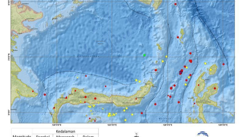 BMKG: 81 Gempa Bumi Tektonik Getarkan Sulut dan Sekitarnya Selama 12-18 April 2024