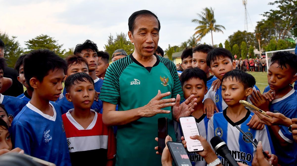 Presiden Jokowi Doakan Timnas U-23 Cetak Banyak Gol ke Gawang Yordania