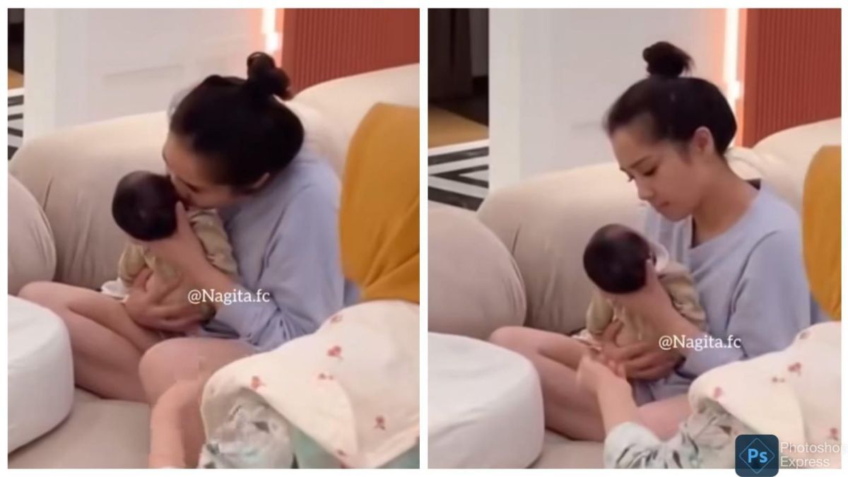 Potret Nagita Slavina Gendong dan Cium Baby Lily Buat Tersentuh, Netizen 'Memang Boleh Setulus Itu'