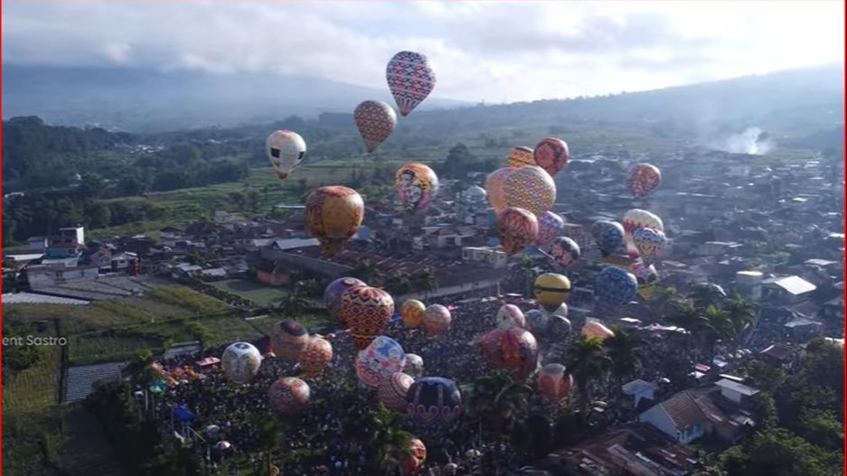 Sejarah Festival Balon Udara Wonosobo, Pesta Rakyat Murah Meriah Dihadiri Ribuan Warga