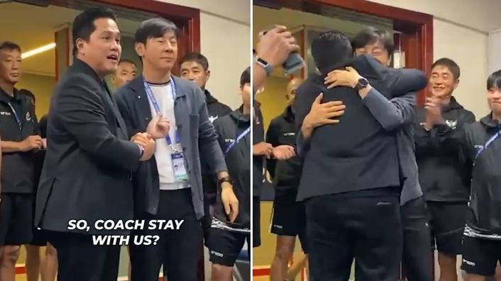 Erick Thohir Apresiasi Shin Tae-yong usai Timnas Indonesia U-23 Lolos ke 8 Besar Piala Asia U-23 2024, Beri Sinyal Perpanjang Kontrak