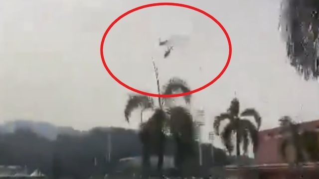 VIDEO Detik-Detik 2 Helikopter Militer Malaysia Tabrakan Lalu Jatuh Saat Latihan, 10 Tentara Tewas