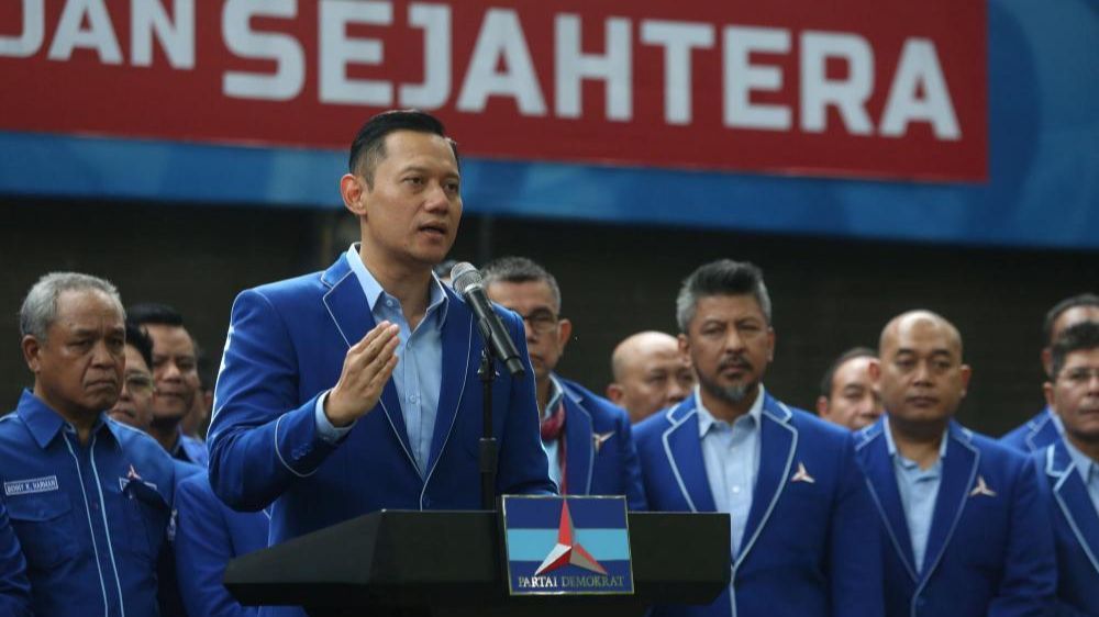 FOTO: Momen AHY Bicara Blak-Blakan Siapkan Orang-Orang Demokrat Terbaik untuk Kabinet Prabowo-Gibran