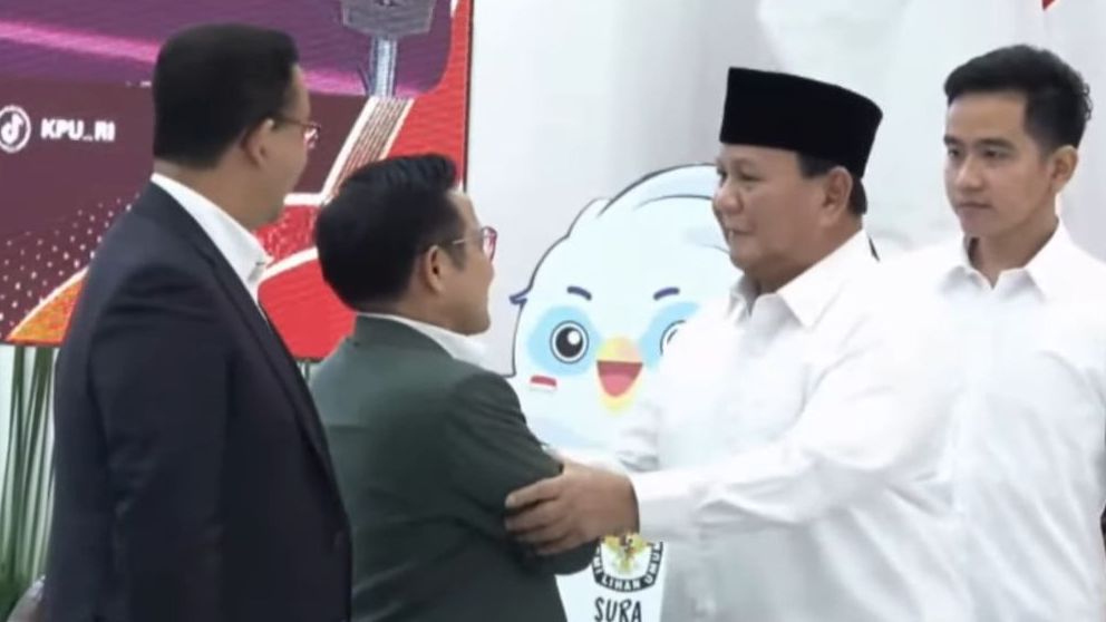 VIDEO: Salam Cinta Prabowo untuk Anies-Muhaimin, Pidato Perdana Presiden Terpilih di KPU