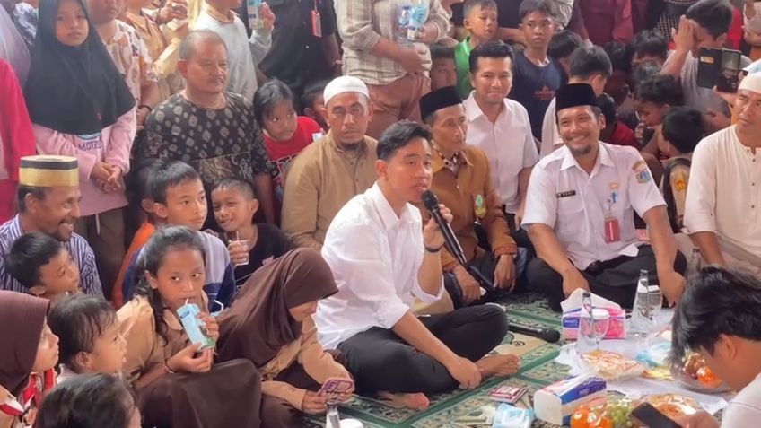 Gibran Minta Warga Dukung Program Makan Gratis: Biar Programnya Benar-Benar Berjalan Lancar