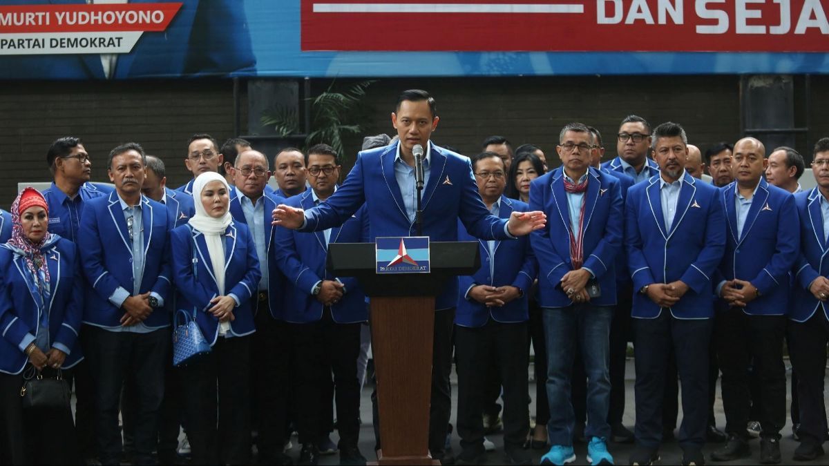 AHY Temui Jokowi di Istana Usai Hadiri Rapat Pleno Penetapan Presiden di KPU, Ini yang Dibahas