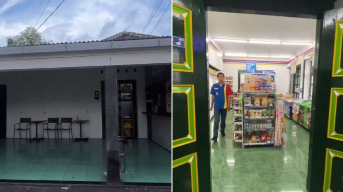 Viral Penampakan Minimarket Unik di Jogja, Nuansanya Klasik dan Elegan