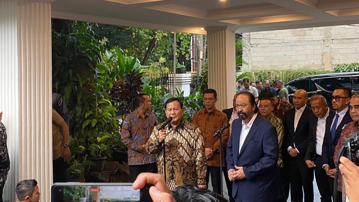 Surya Paloh Nyatakan Dukungan, NasDem Resmi Masuk Koalisi Pemerintahan Prabowo-Gibran?