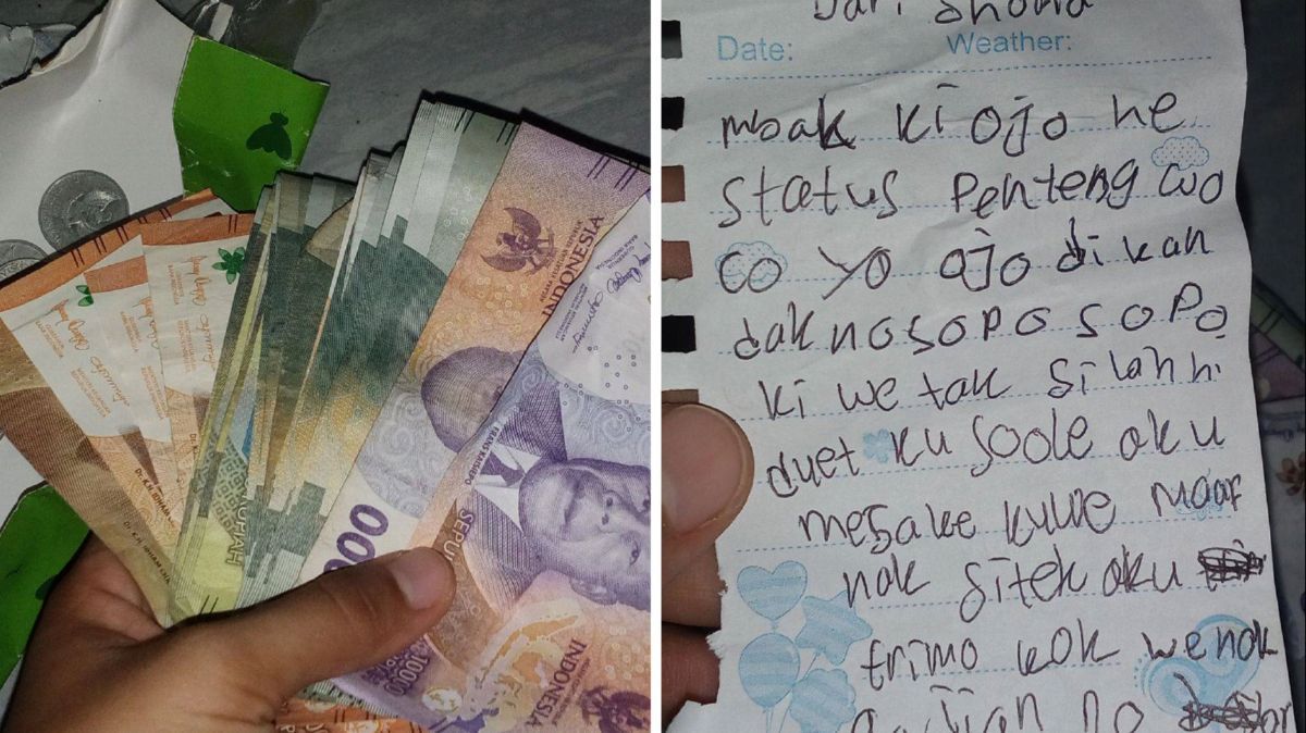 Viral Curhatan Wanita yang Dapat Perlakuan Manis dari Adiknya, Diberi Uang dan Surat yang Isinya Bikin Haru