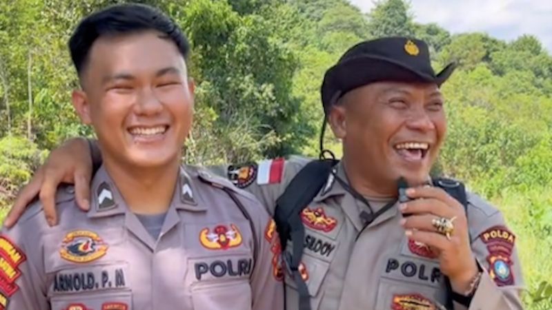 Polisi Ganteng Ini Kirim Ucapan Cinta untuk Sang Kekasih, ‘Baru Sebulan tapi Rasa Kayak Setahun’