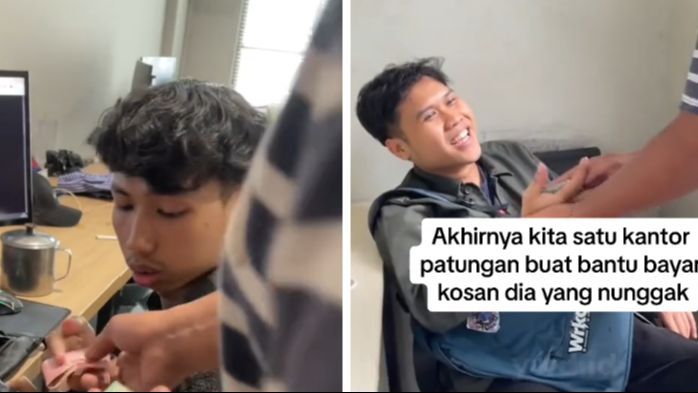 Ajak Semua Karyawan Kantor Patungan untuk Bantu Temannya Bayar Kosan, Aksi Pria Ini Bikin Salut Warganet