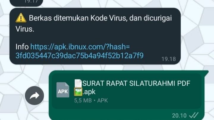 Waspada Tautan Undangan Grup yang Mengatasnamakan BPJS Kesehatan