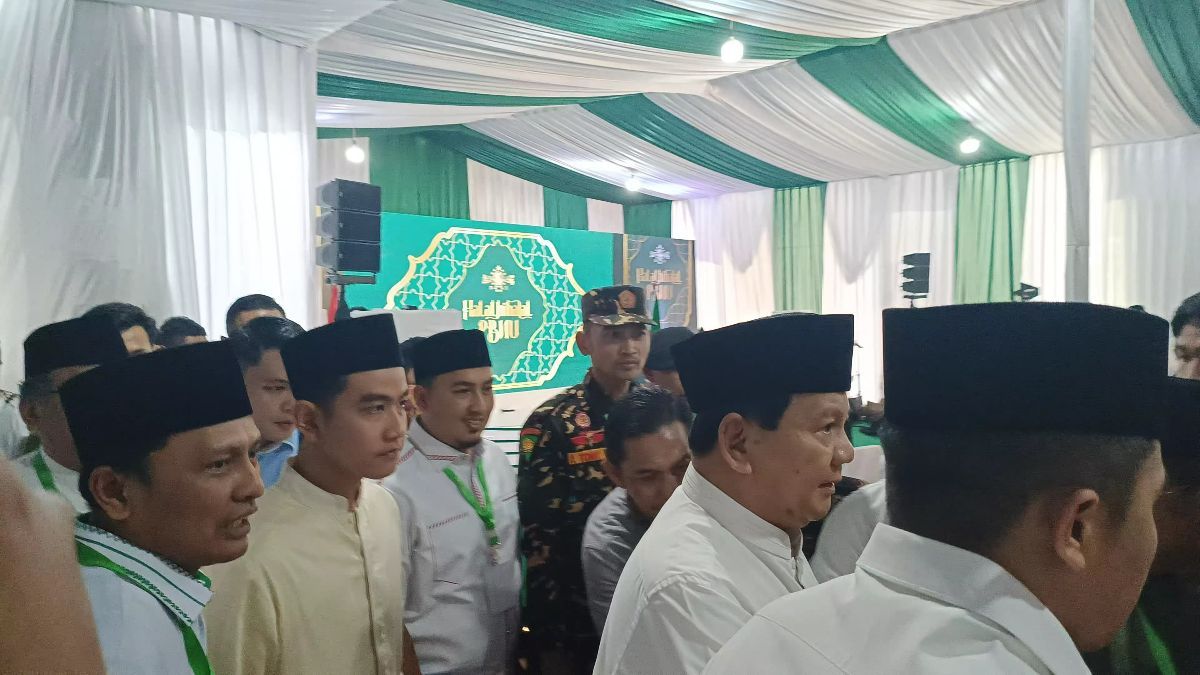 Prabowo-Gibran Tiba di Acara Halalbihalal, Disambut Langsung Ketua PBNU