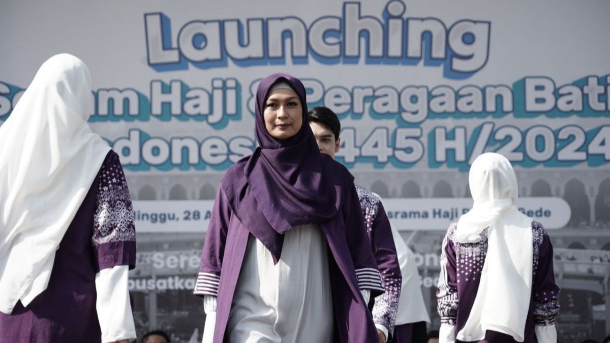 Setelah 12 Tahun, Kemenag Luncurkan Batik Baru Jemaah Haji Indonesia, Bernuansa Ungu dan Sarat Filosofi