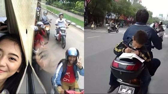 10 Potret Random Pengguna Jalanan Bukti Uniknya Warga Indonesia