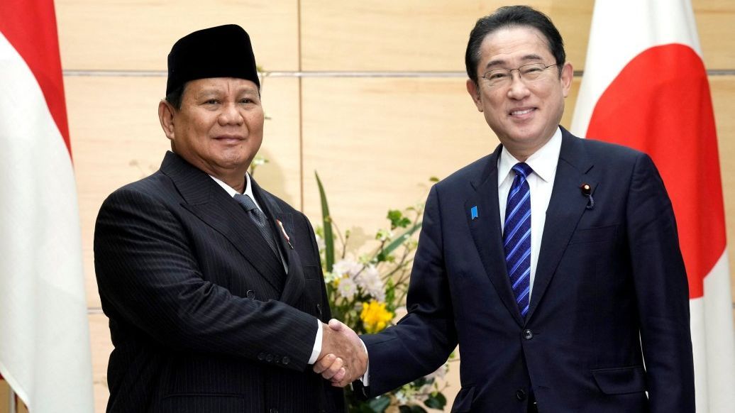 FOTO: Momen Akrab Prabowo Subianto Saat Bertemu dengan Perdana Menteri Jepang Fumio Kishida dan Menhan Minoru Kihara di Tokyo