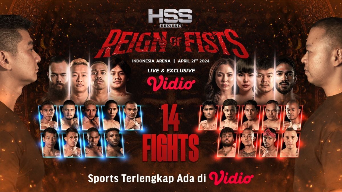 Tonton Langsung HSS 5 Secara Eksklusif Hanya di Vidio, Festival Tinju Terbesar di Indonesia