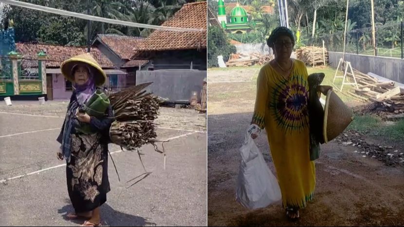 Nenek Petani Bercaping dan Busana Sederhana Ini Ternyata Bergelimang Harta, Begini Potret Rumahnya yang Super Megah-Mobilnya Berderet