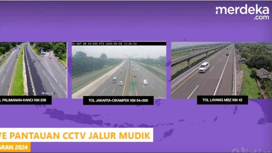 LIVE VIDEO: Real Time CCTV Jalur Mudik 2024, Kondisi Terkini Lalu Lintas Tol Trans Jawa