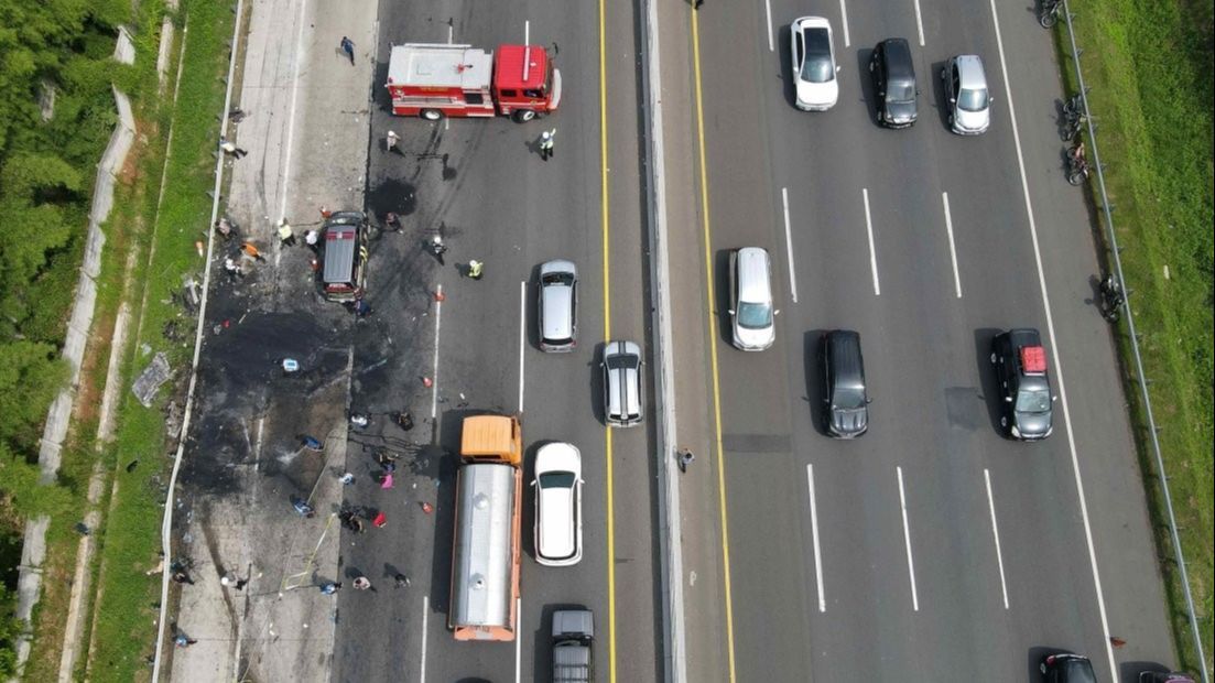 VIDEO: Kecelakaan Maut Tol Cikampek KM58 Jalur Contraflow, Polisi Pastikan Banyak Korban Tewas