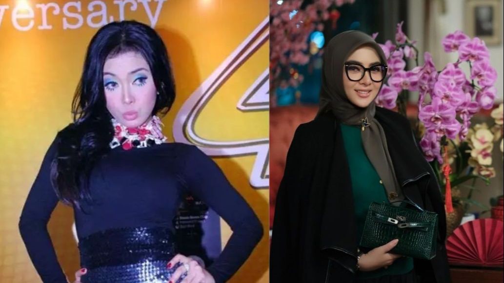 15 Transformasi Makeup Para Artis Sebelum dan Sesudah Terkenal, Syahrini Paling Menonjol