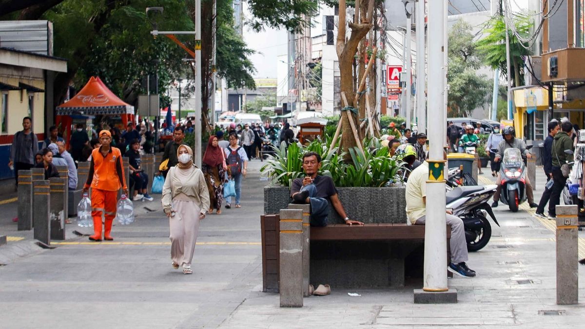 FOTO: Melihat Simpang Temu Dukuh Atas yang Disulap Jadi Kawasan Pedestrian Ramah Pejalan Kaki