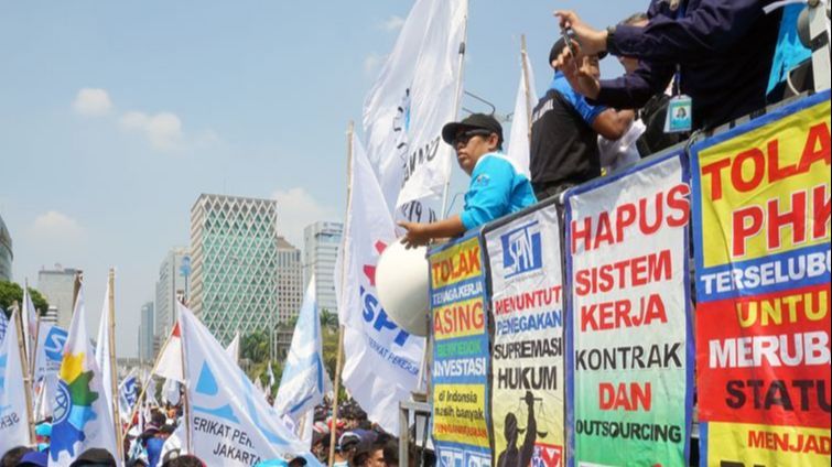 Buruh Ancam Lumpuhkan Ekonomi Jika MK Tak Cabut UU Cipta Kerja