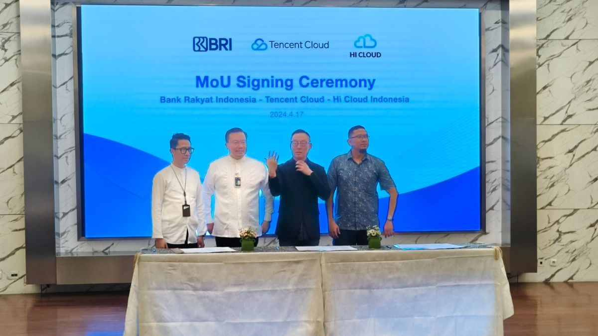 Perkuat Kapabilitas Digital, BRI Jalin Kerja Sama dengan Tencent Cloud dan Hi Cloud Indonesia