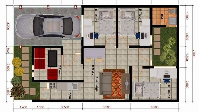 6 Ide Desain Rumah Minimalis Modern 3 Kamar, Cocok untuk Keluarga Baru