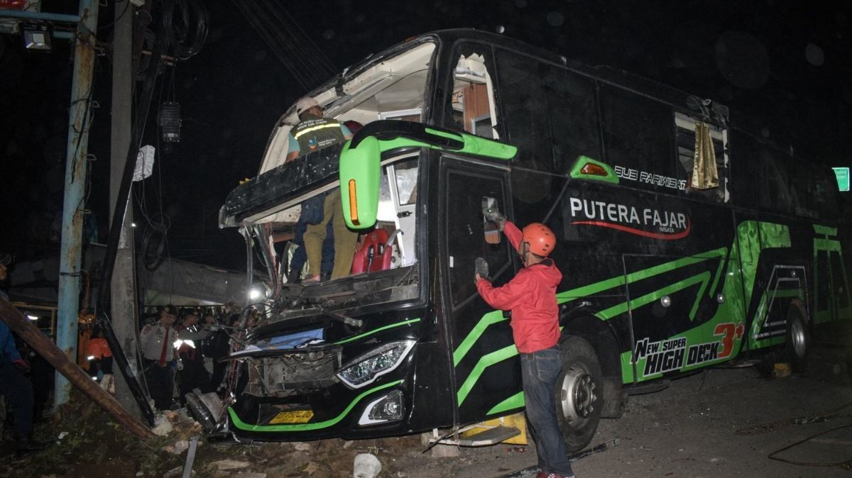 Bus Trans Putera Fajar yang Kecelakaan di Subang Ternyata Telat Uji KIR Lima Bulan Lalu