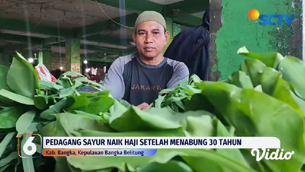 Perjuangan Pasutri Pedagang Sayur di Pasar Bangka Daftar Haji, 30 Tahun Menabung dari Penghasilan Tak Menentu