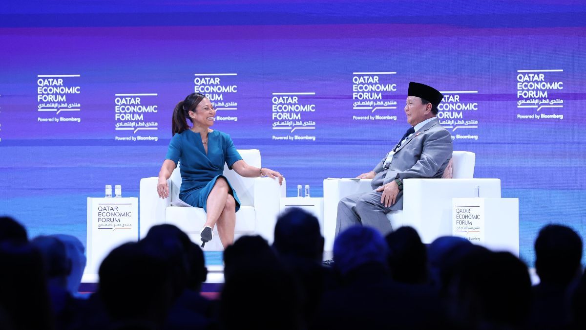 Menhan Prabowo Bicara di Qatar Economic Forum, Bahas Pembangunan Negara