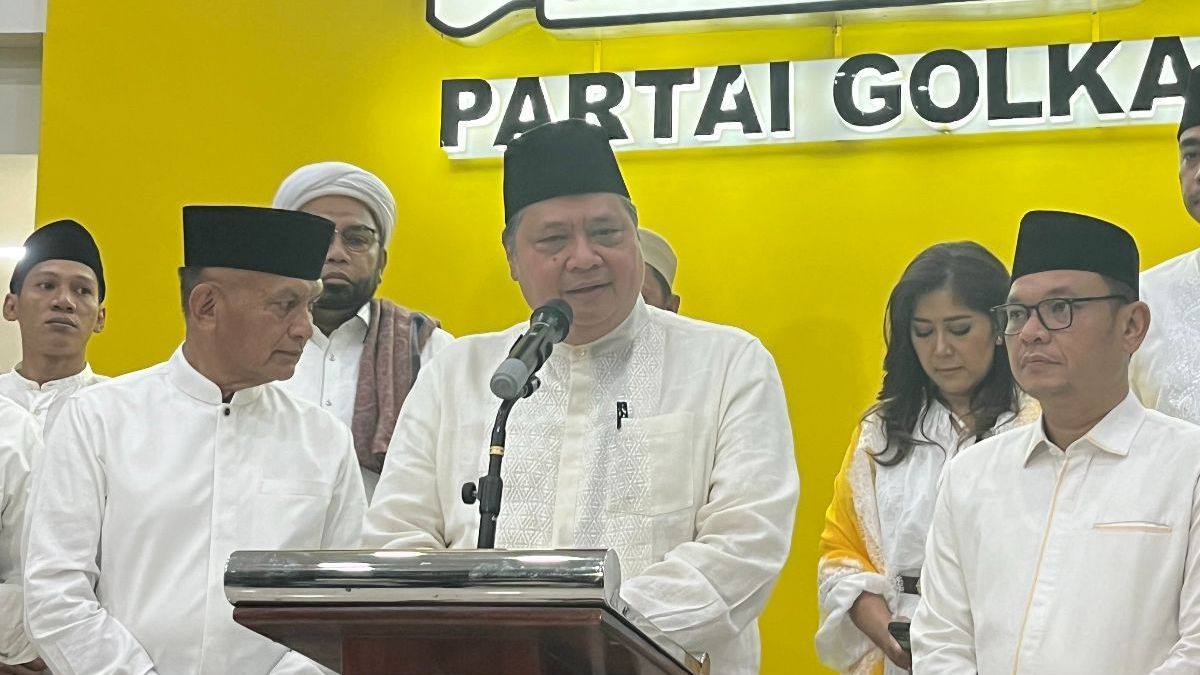 Reaksi Ketum Golkar Airlangga Soal Revisi UU Kementerian Negara